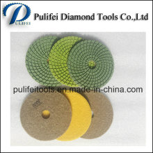 125mm Diamond Resin Granite Polishing Pad for Concrete Floor